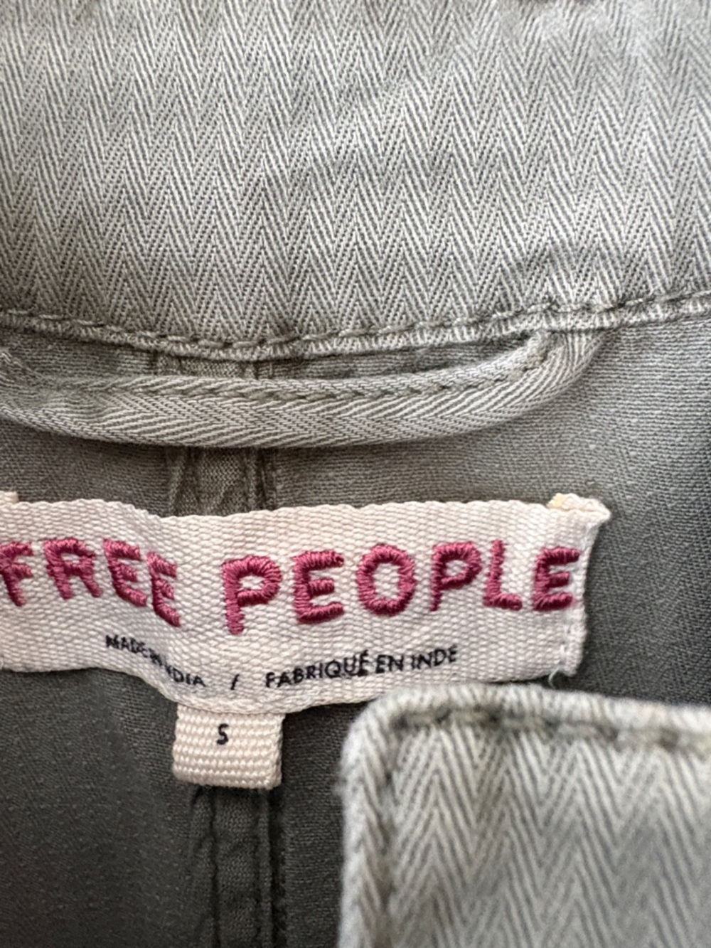 Free People Cassidy Utility Jacket S - Picture 9 of 12